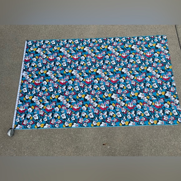 Vintage Colorful Cartoon Animaniacs Fabric - Picture 1 of 4